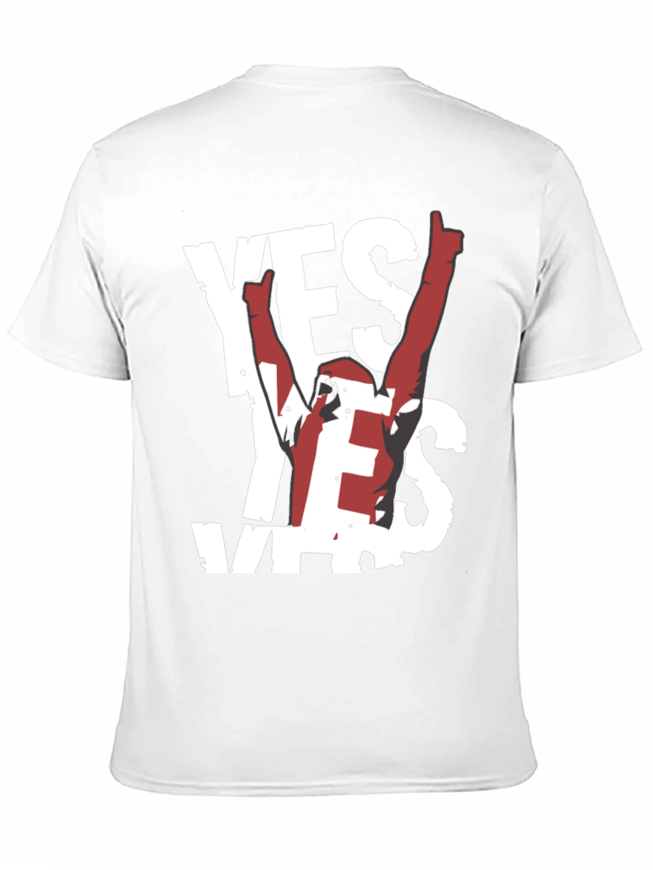 Black Yes! Graphic Tee - Soft Black Cotton Shirt view 11