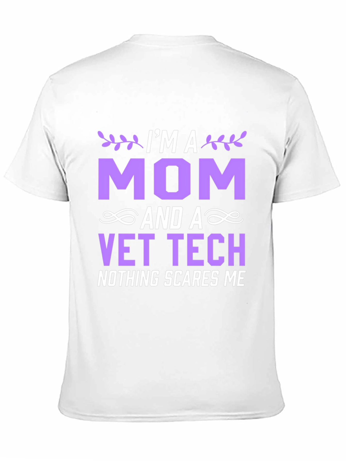 Black I'm A Mom And A Vet Tech T-Shirt view 11