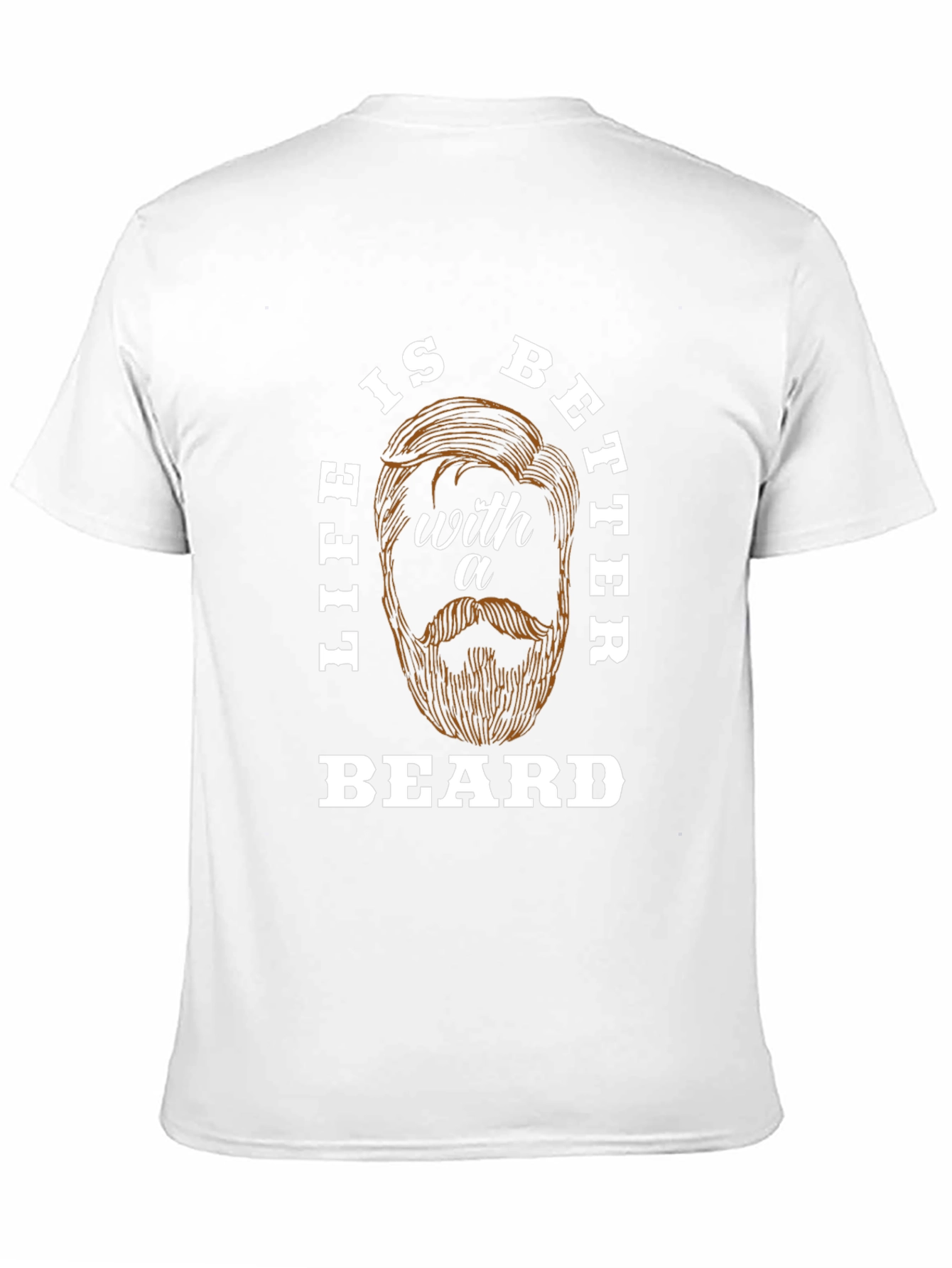 Black Life is Better With a Beard Graphic Tee view 11