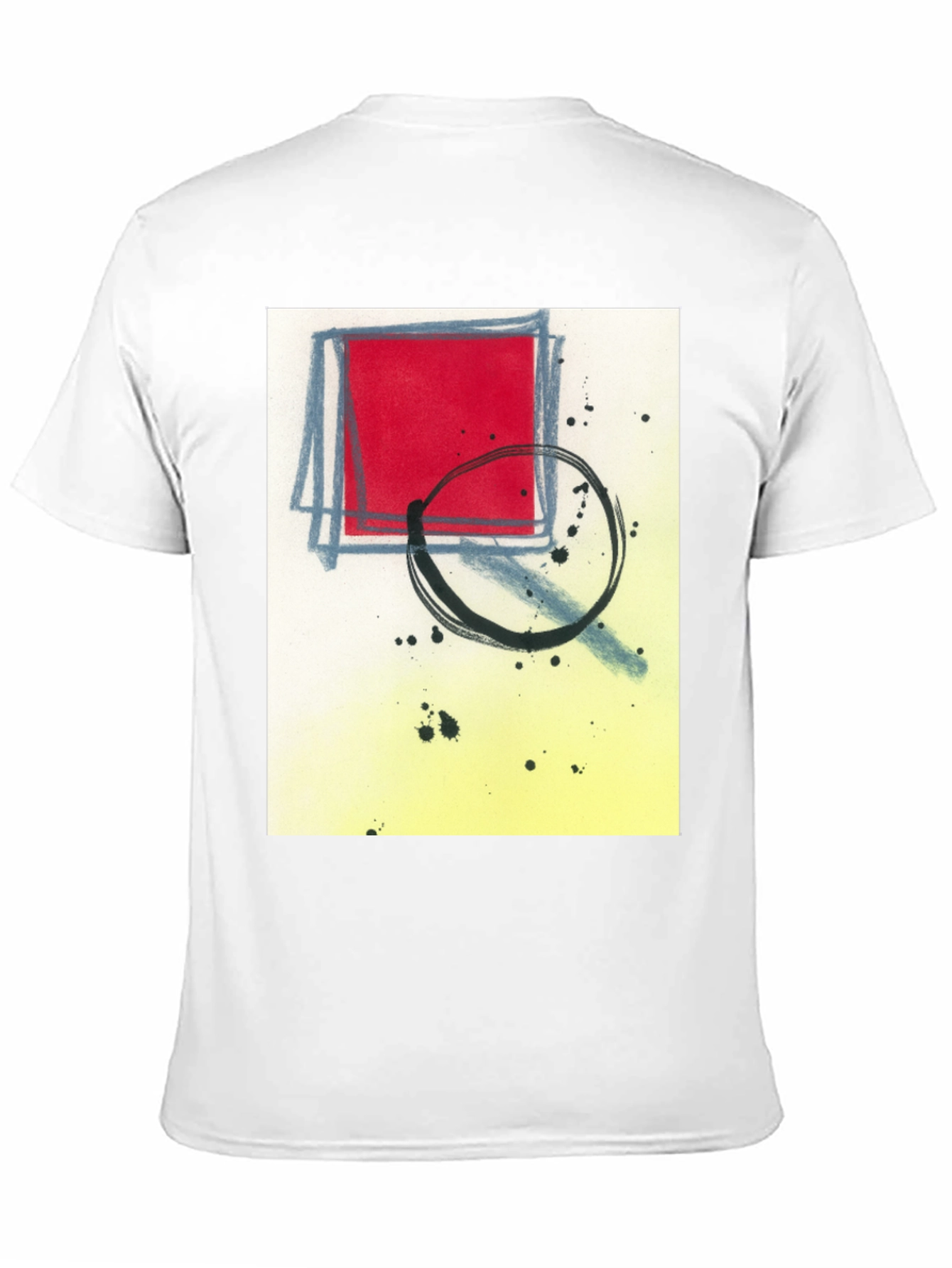 Black Abstract Graphic T-Shirt - Modern Art Tee view 11