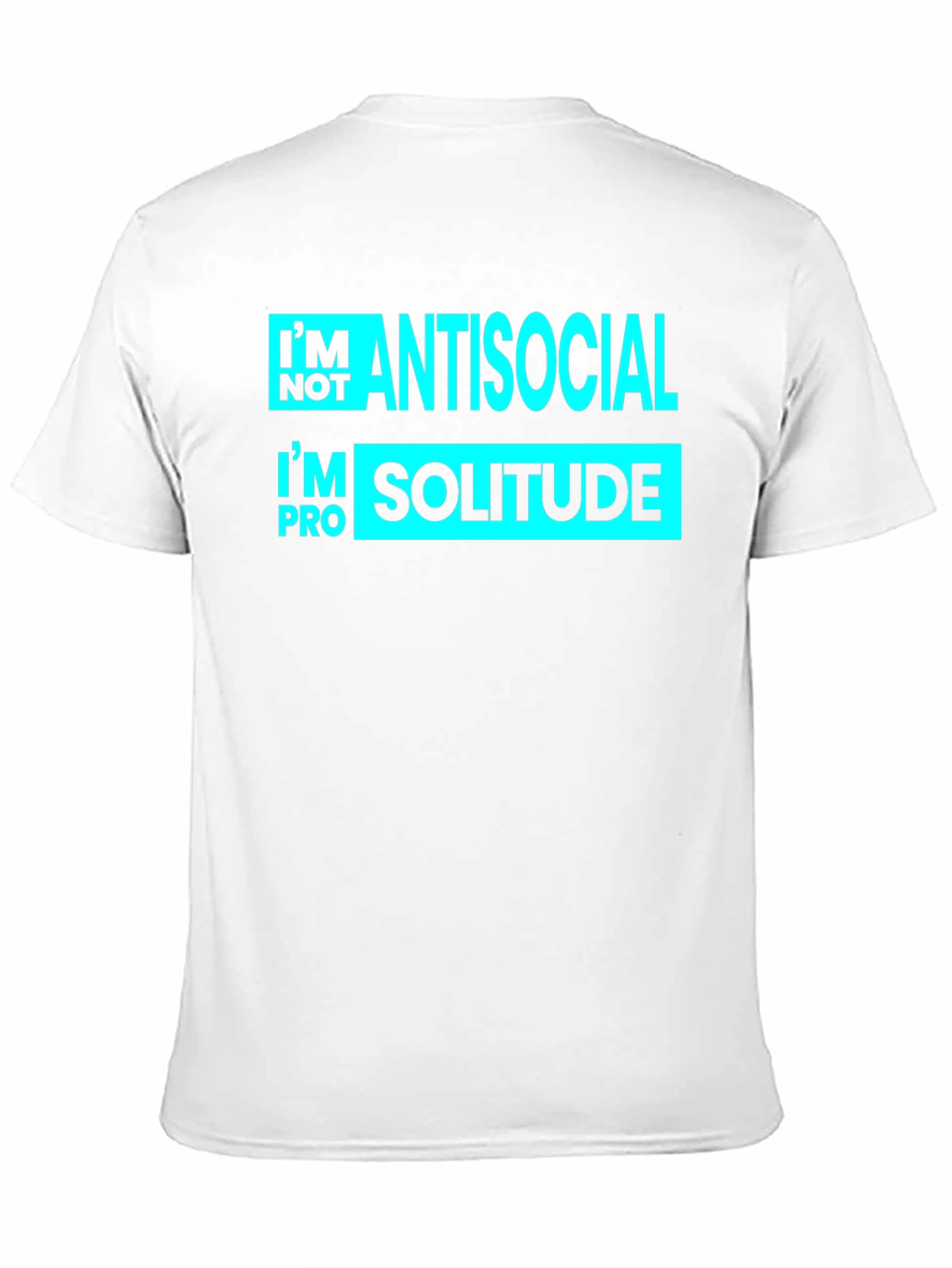 Black Antisocial Solitude Graphic T-Shirt view 11