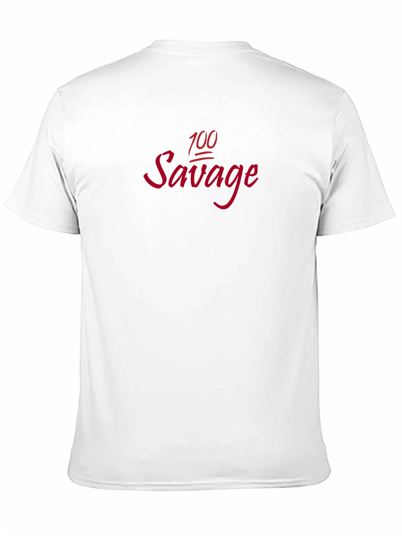 Black 100 Savage Graphic Tee - Trendy Statement Shirt view 11