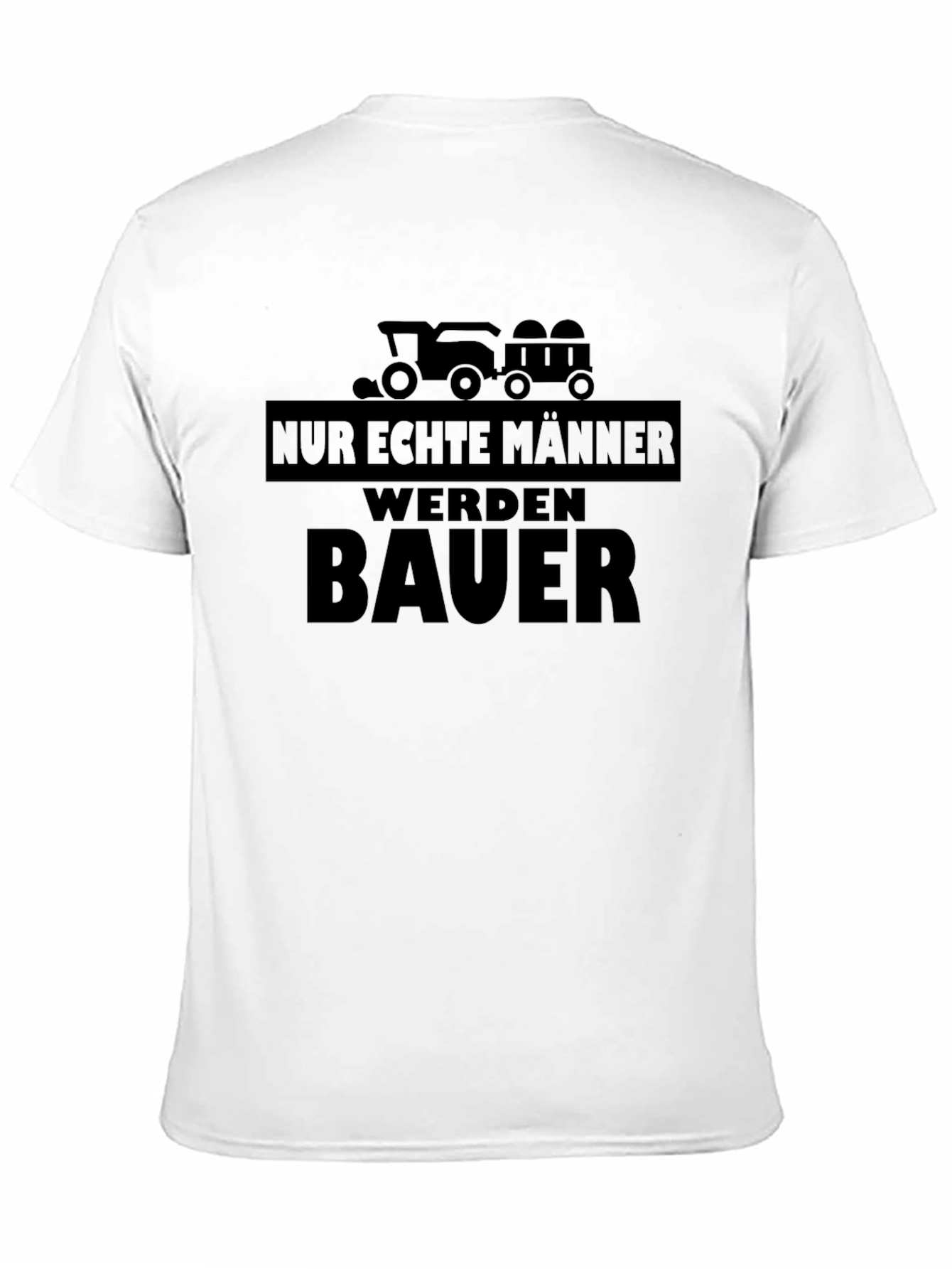 Black Only Real Men Become Farmers T-Shirt view 11