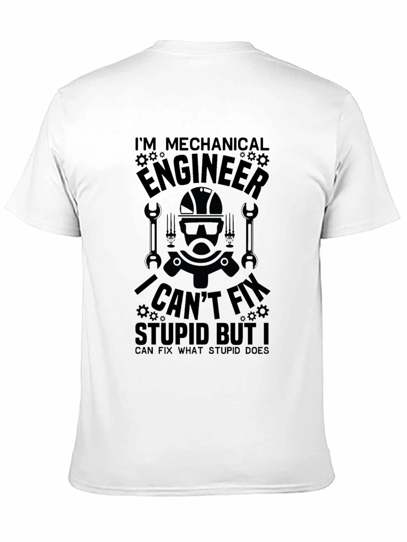 Black Mechanical Engineer T-Shirt - Funny Quote view 11