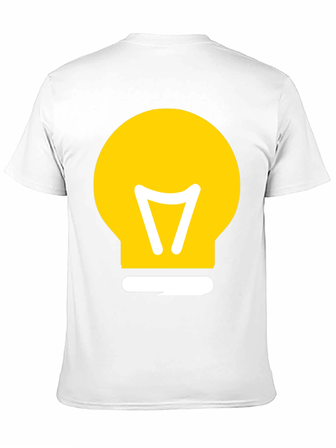 Black Idea Bulb Graphic T-Shirt - Black Cotton Tee view 11