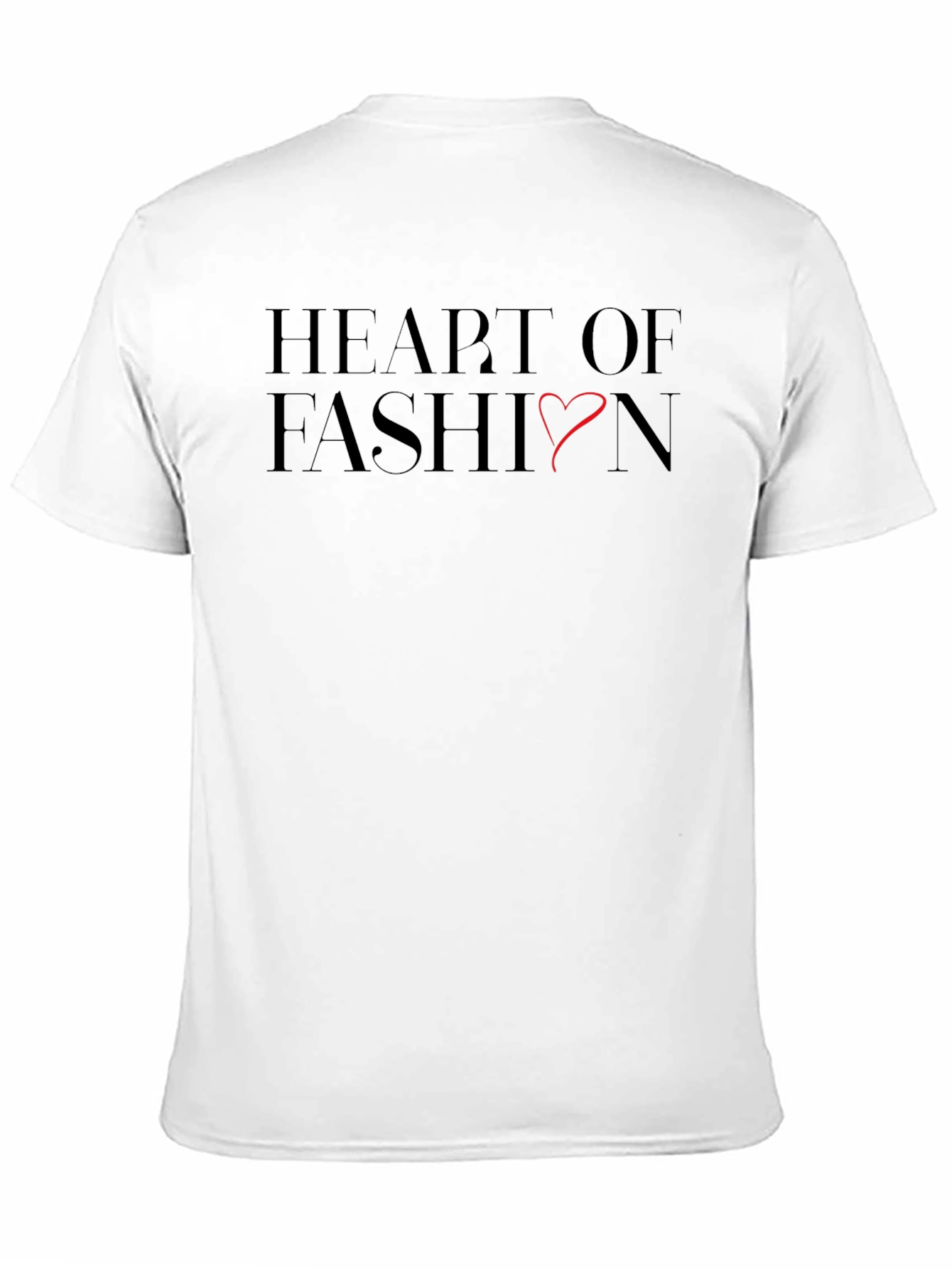 Black Heart of Fashion Graphic Tee - Soft Cotton Blend view 11