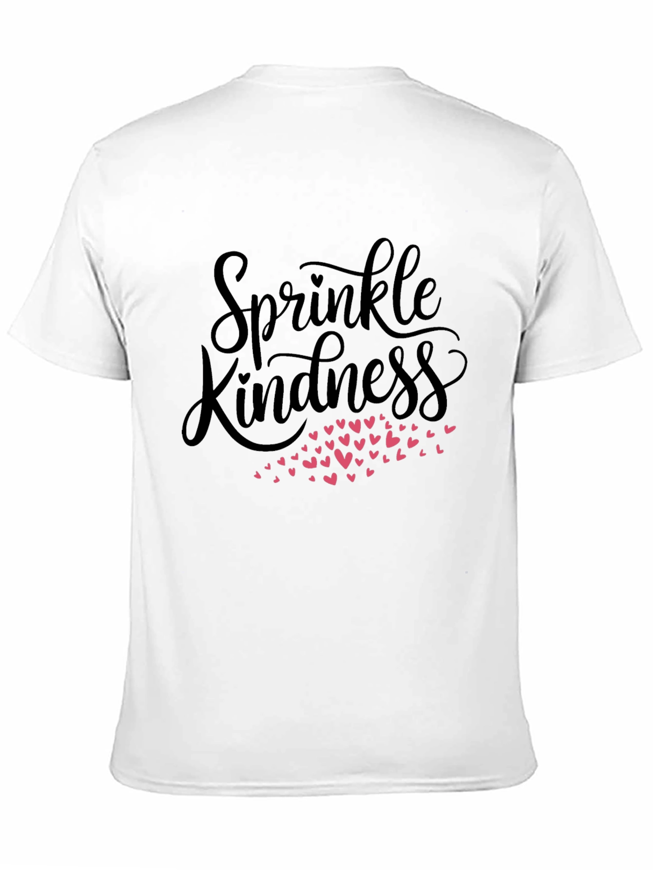Black Sprinkle Kindness Black Graphic Tee view 11