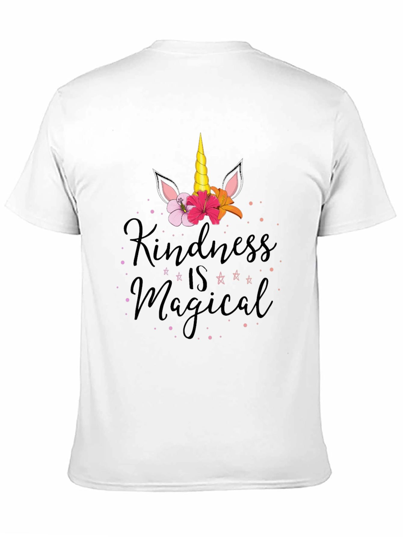 Black Kindness is Magical Unicorn T-Shirt view 11