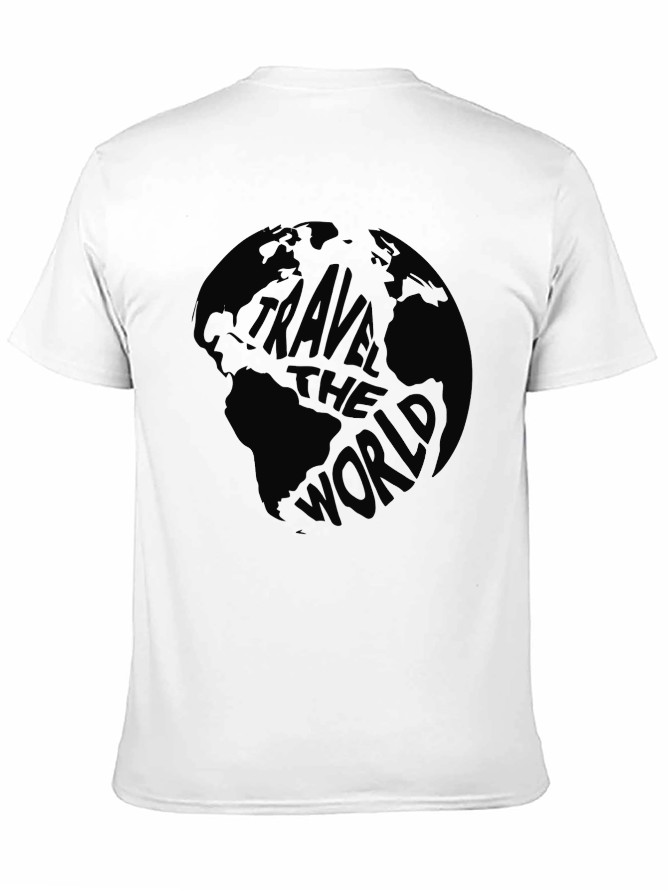 Black Travel the World Black Graphic Tee view 11