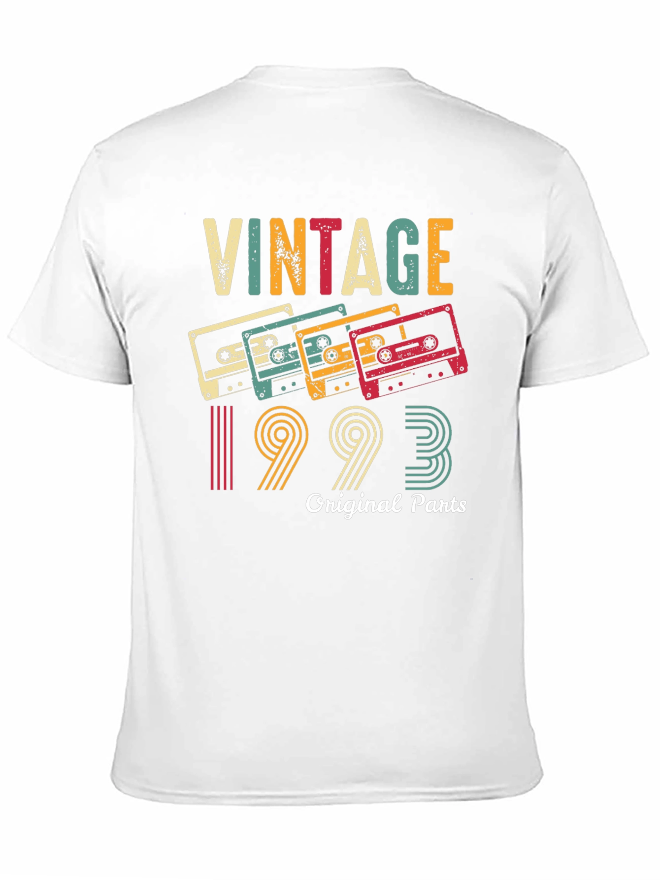 Black Vintage 1993 Original Parts Cassette Tape Graphic Tee view 11