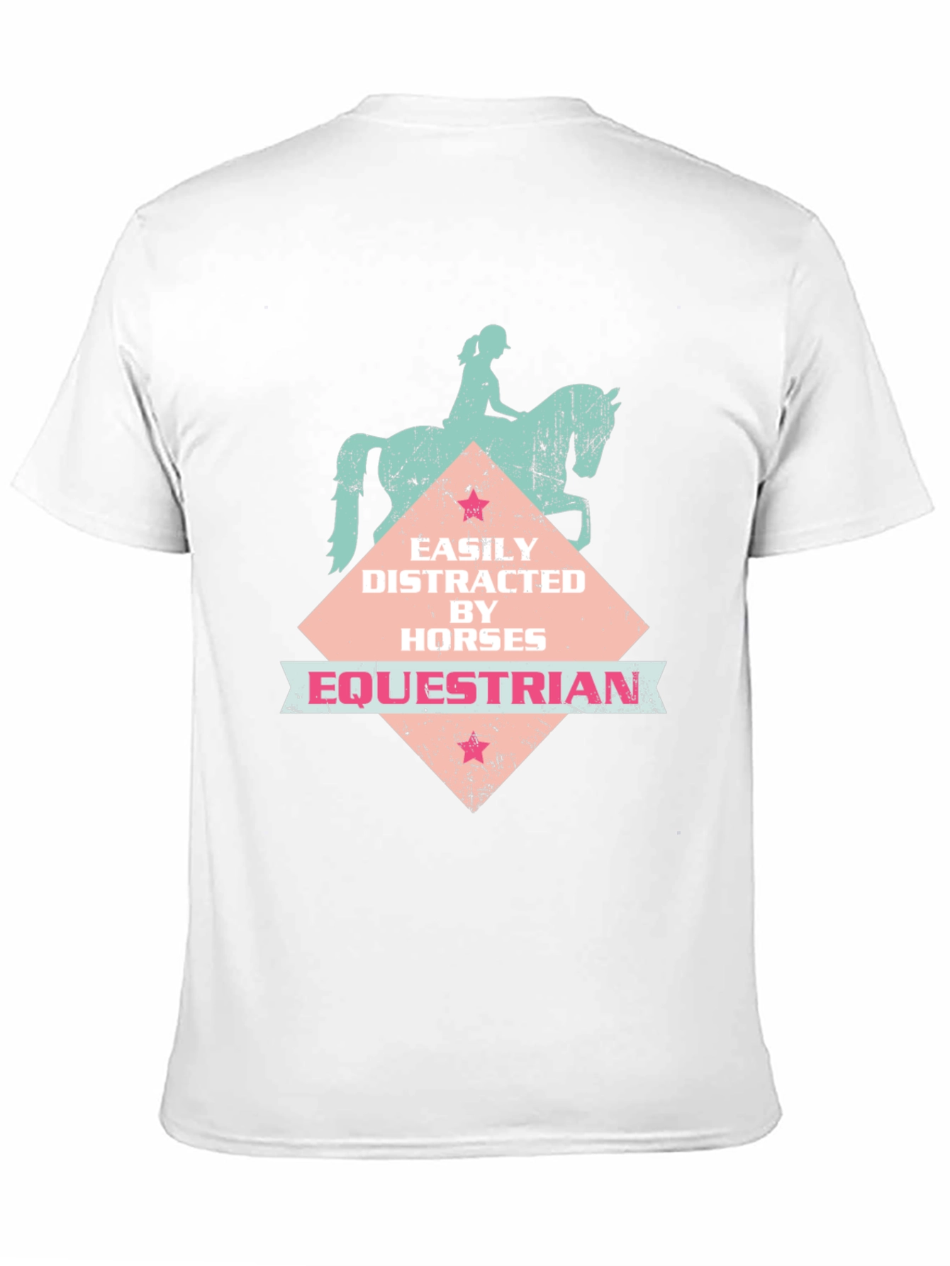 Black Equestrian Horse Lover Graphic T-Shirt view 11