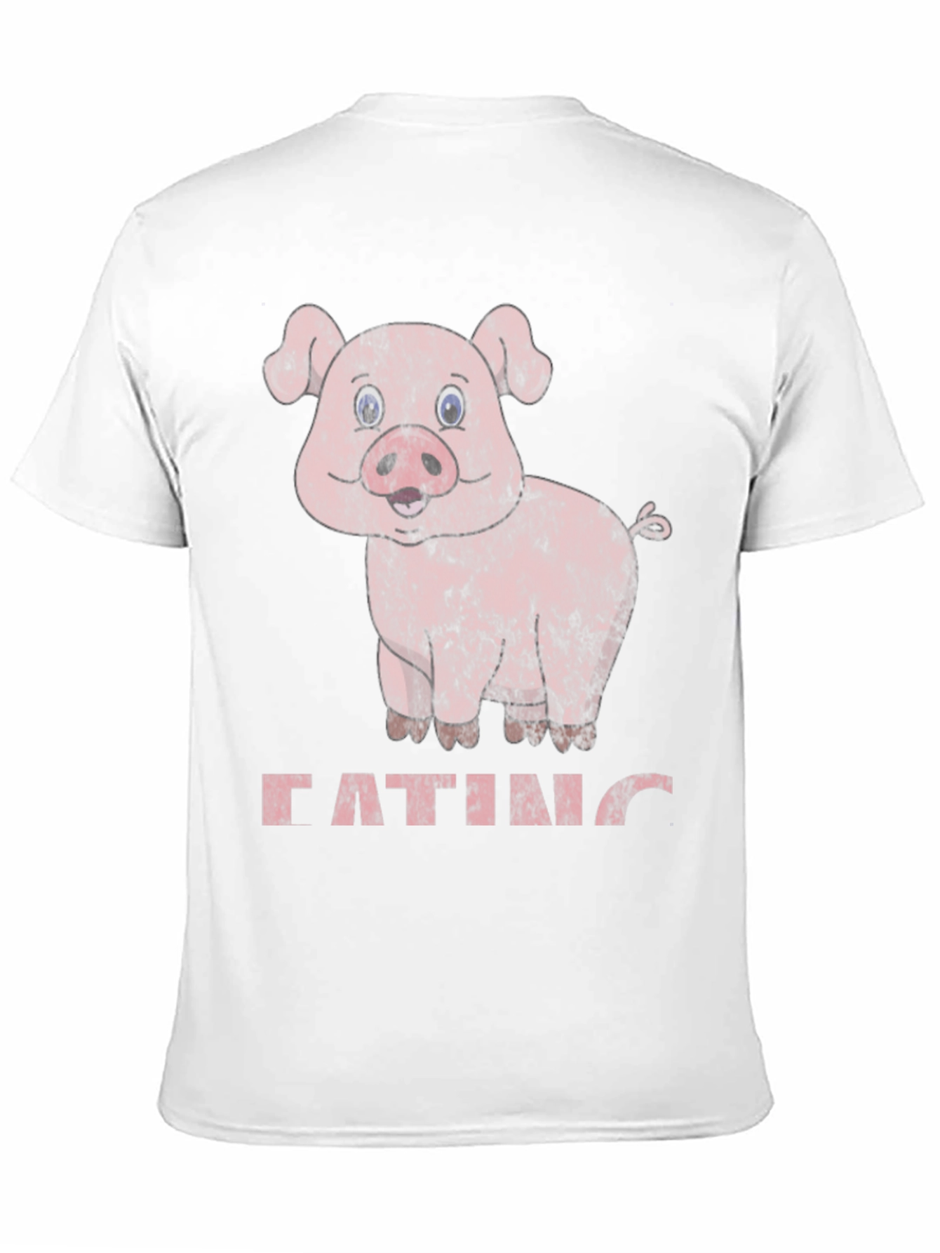 Black Eating Pig Graphic Tee - Unisex view 11