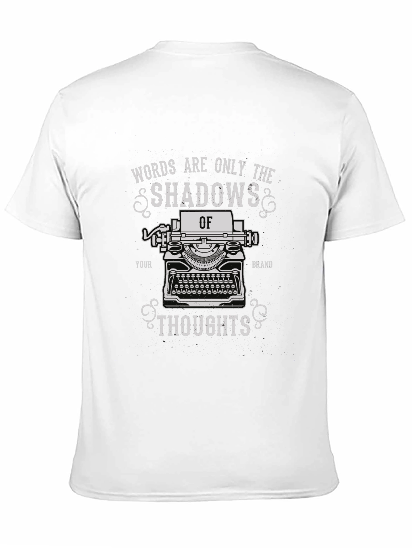 Black Shadows of Thoughts T-Shirt - Writer Inspiration view 11