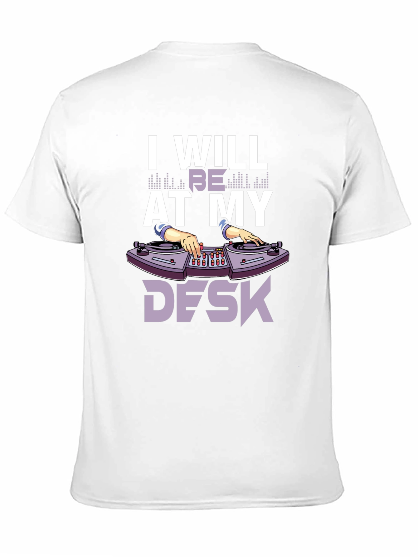 DJ Desk T-Shirt - Music Lover Tee - 11
