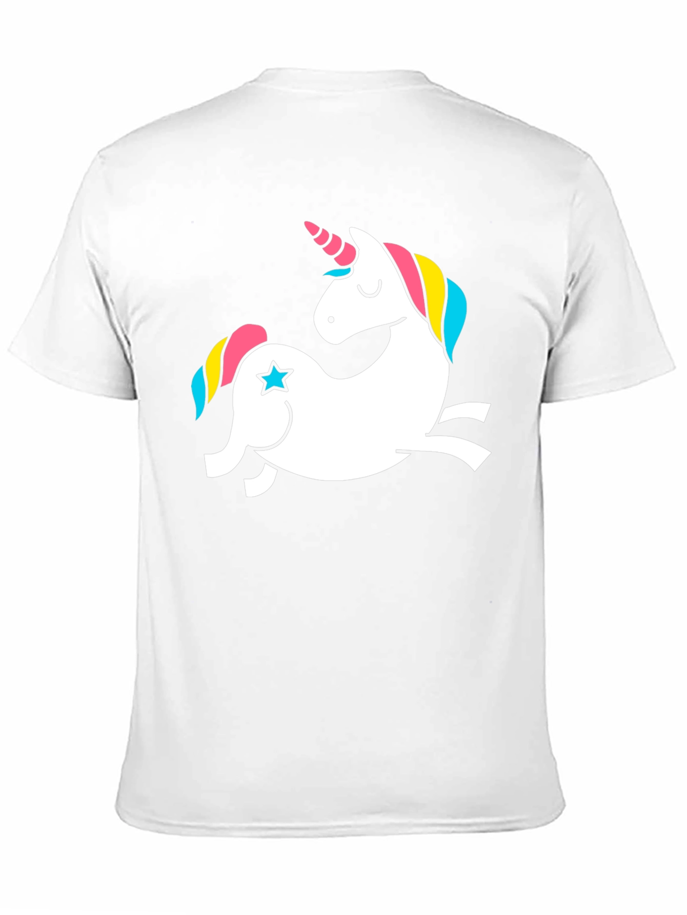 Black Unicorn Graphic Tee - Black Cotton T-Shirt view 11