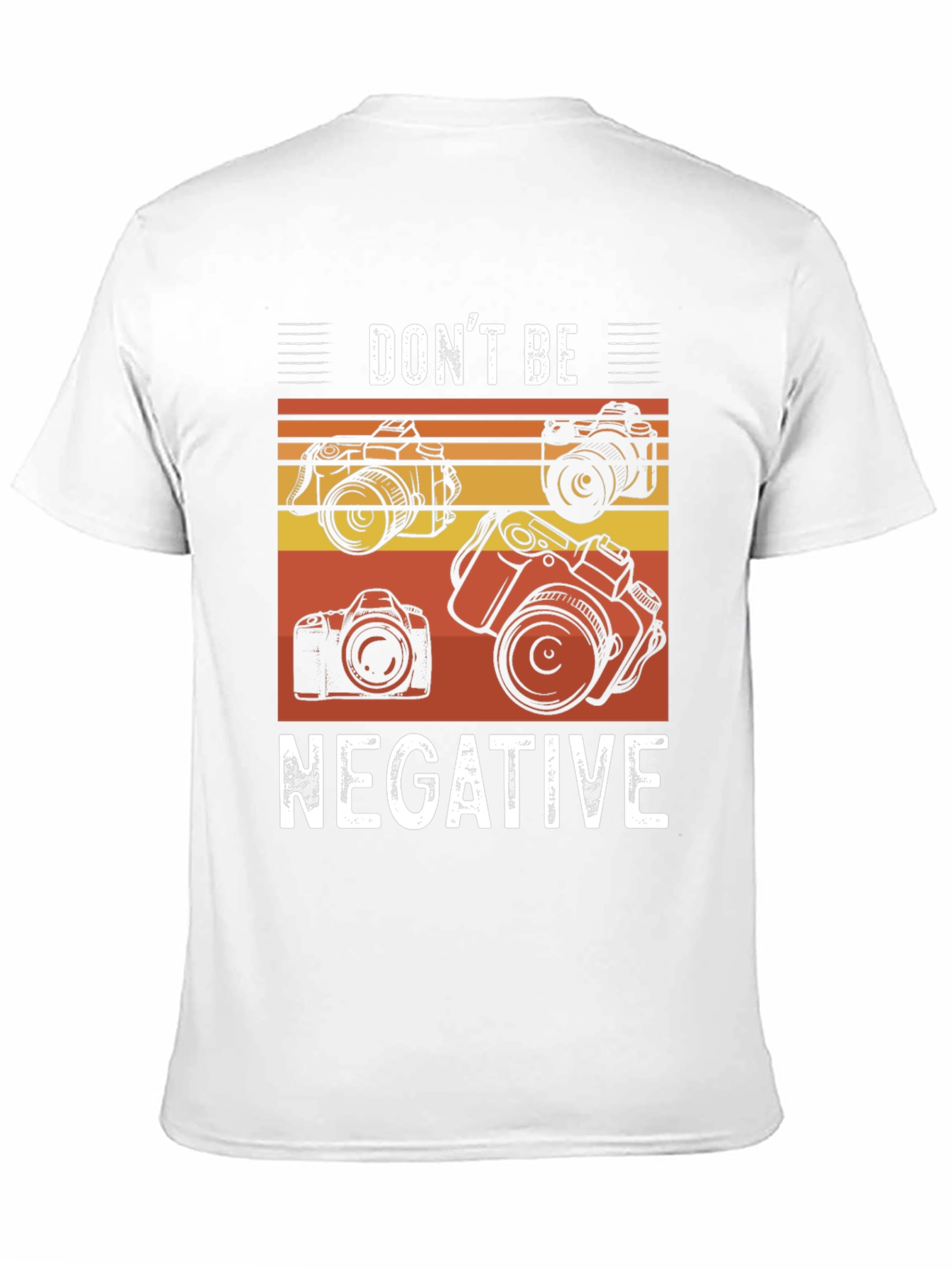 Black Don't Be Negative Camera Graphic Tee view 11