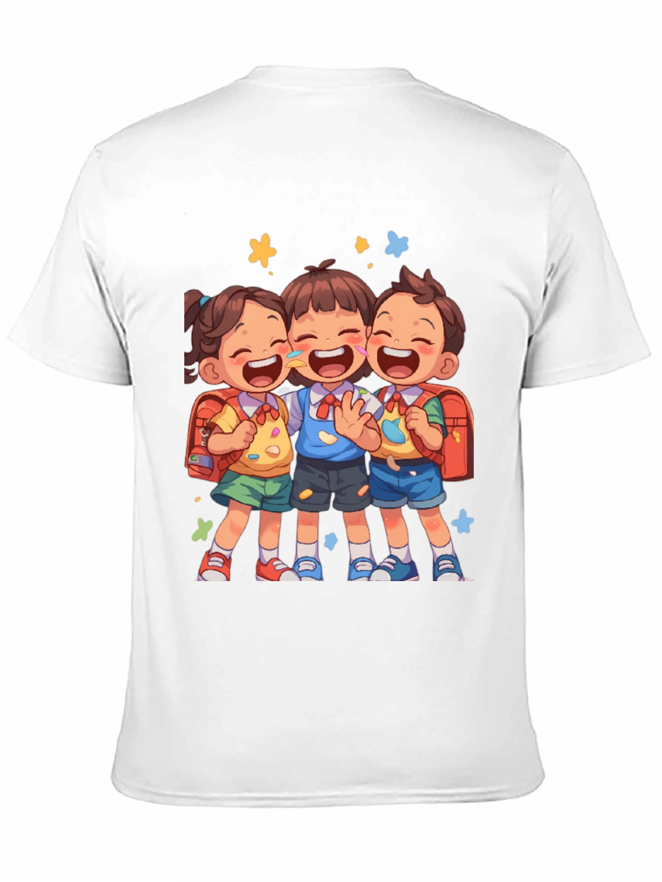 Black Kids Cartoon Graphic Tee - Back to School view 11