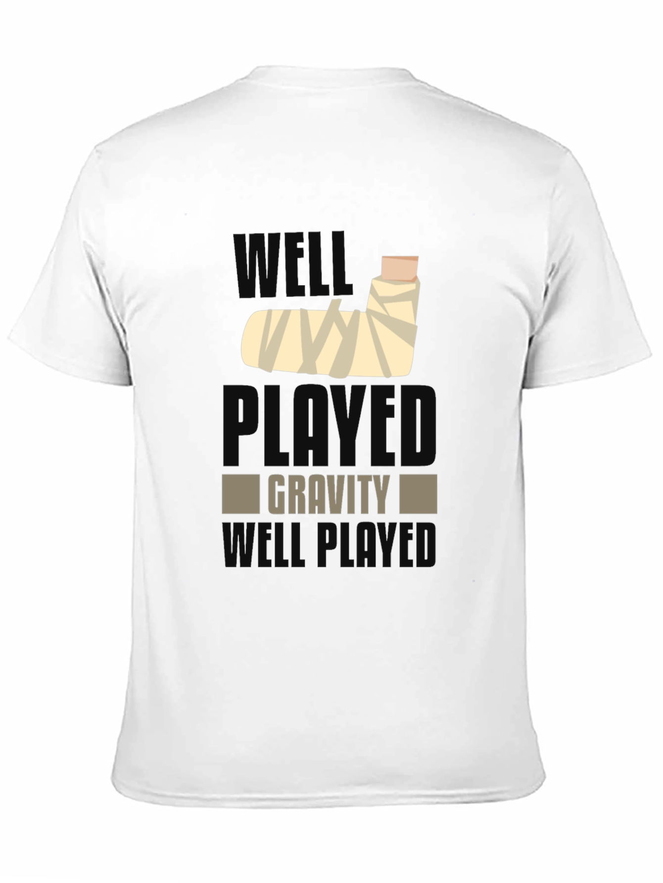 Black Well Played Gravity Tee view 11