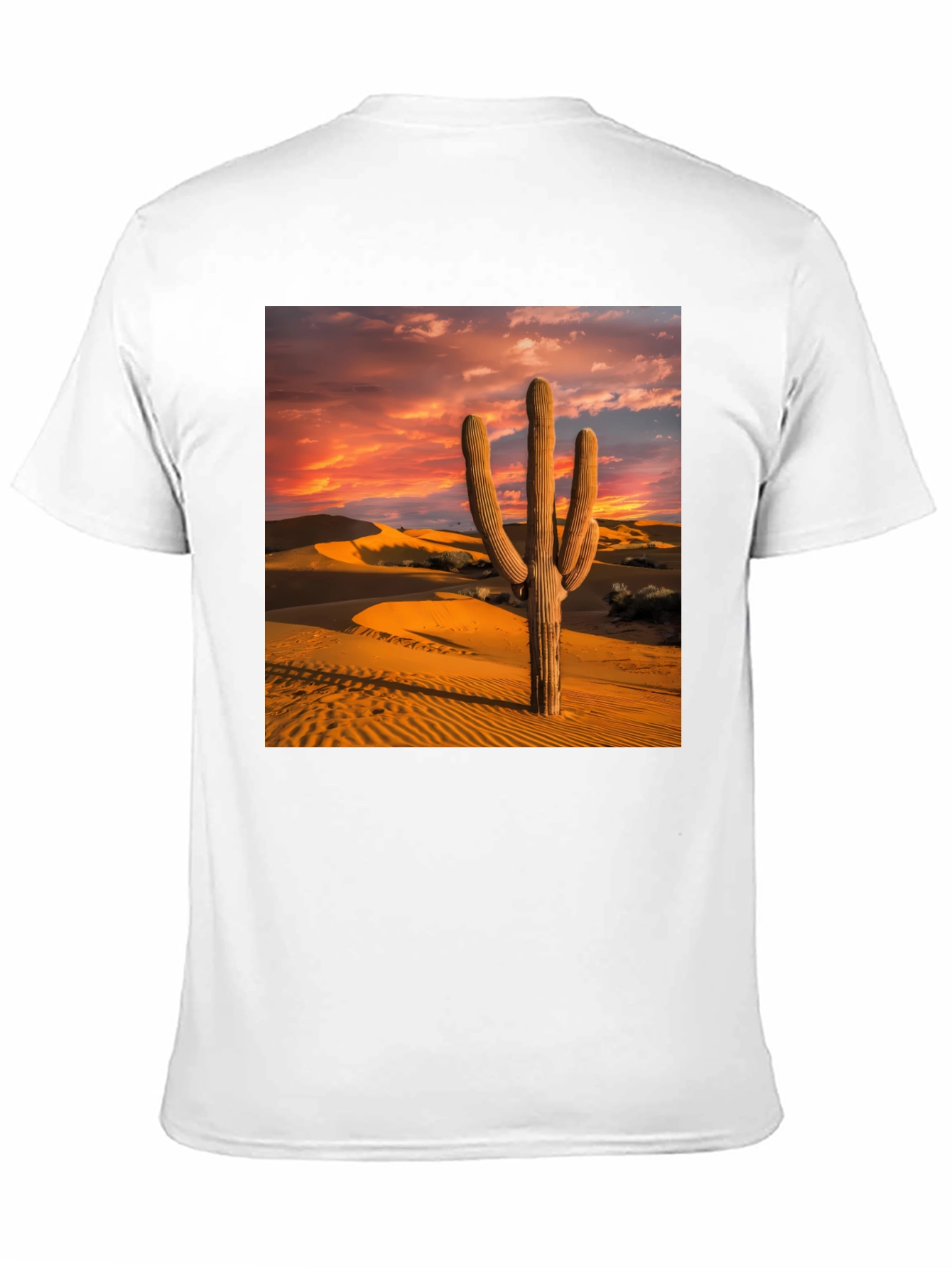Black Cactus Sunset Tee - Desert Vibes view 11