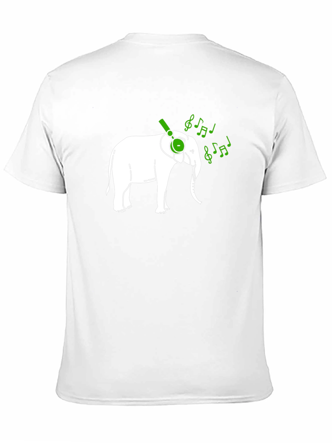 Black Musical Elephant T-Shirt - Hear the Beat! view 11