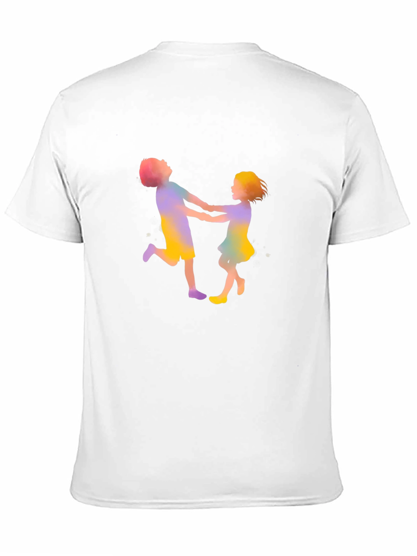 Black Colorful Kids Graphic Black Tee view 11