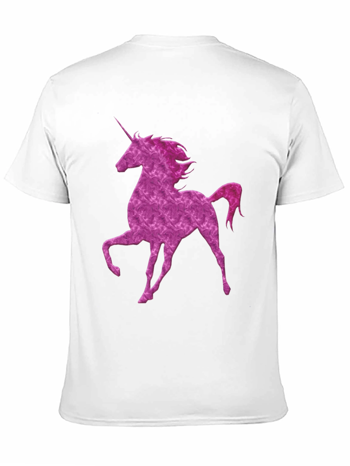 Black Unicorn Graphic Print Crew Neck Men's T-Shirt view 11