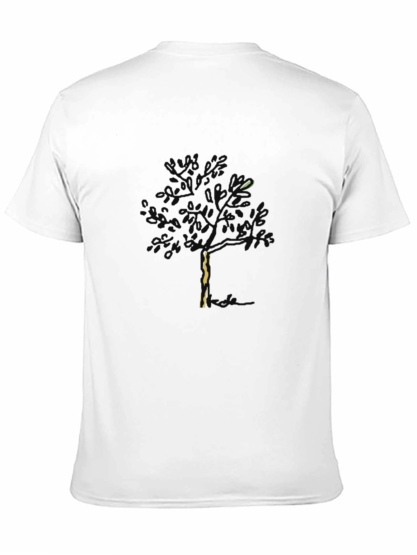 Men's Tree Graphic Black T-Shirt - 11