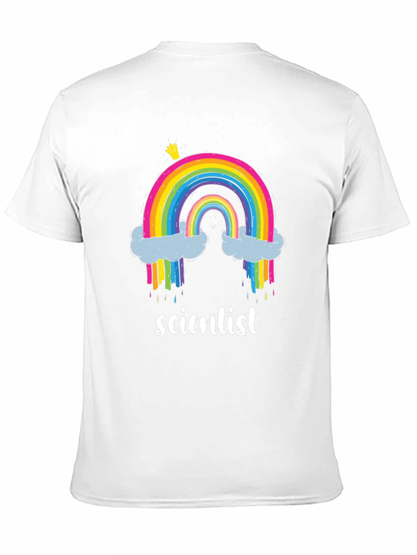 Black Scientist Rainbow Graphic T-Shirt view 11
