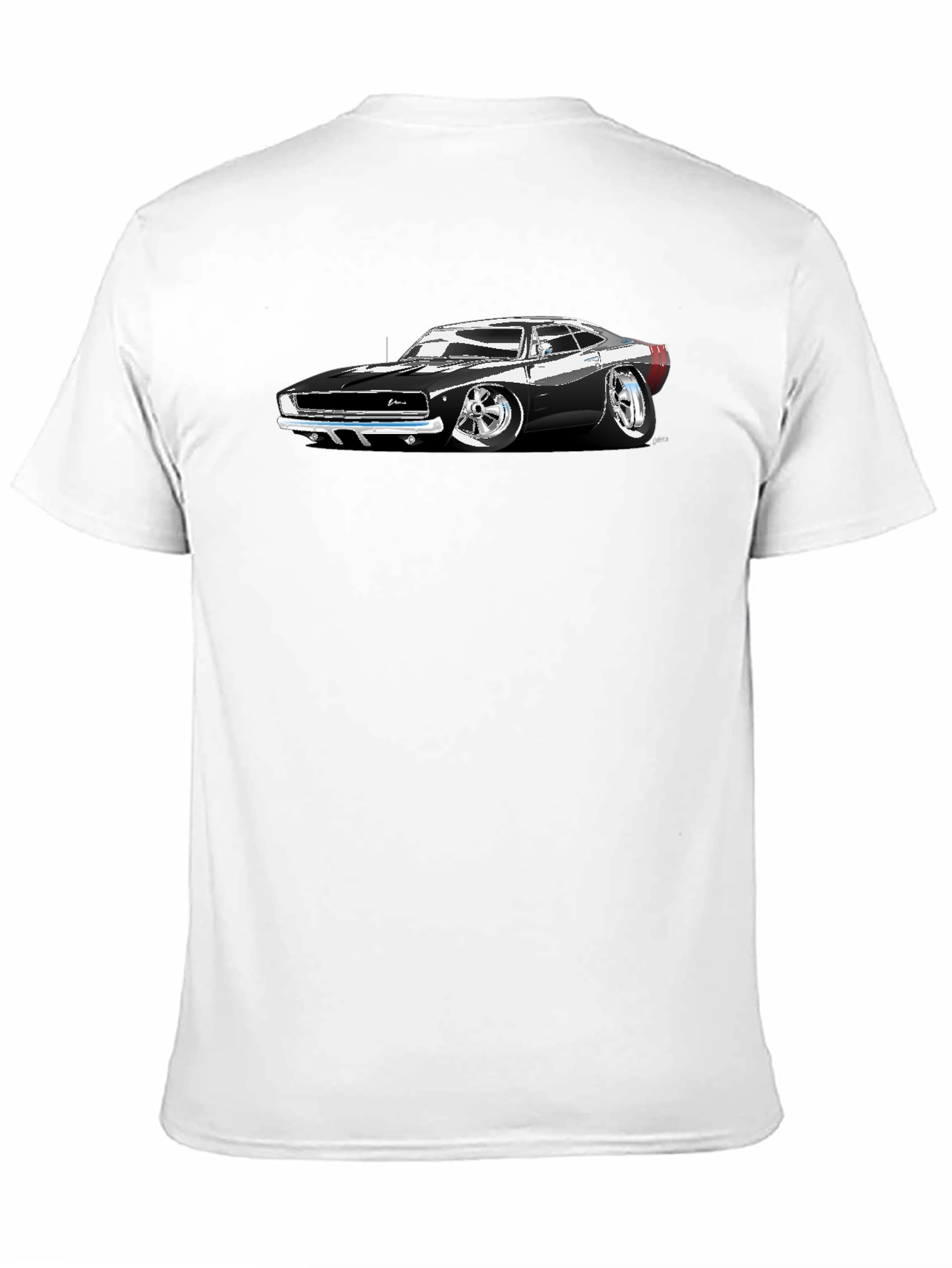 Black Classic Car Graphic T-Shirt - Black view 11