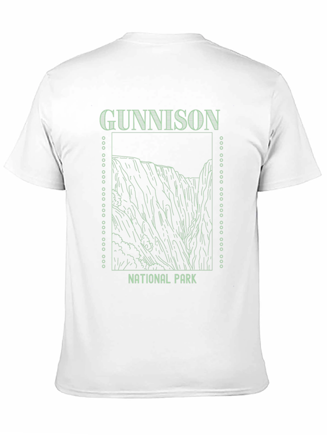 Black Gunnison National Park Graphic Tee - Black view 11
