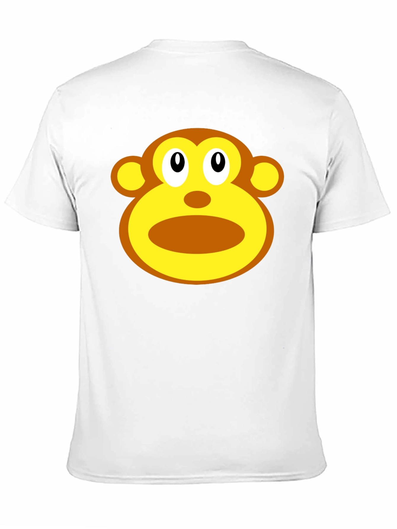 Black Monkey Face Graphic T-Shirt - Unisex Black Tee view 11