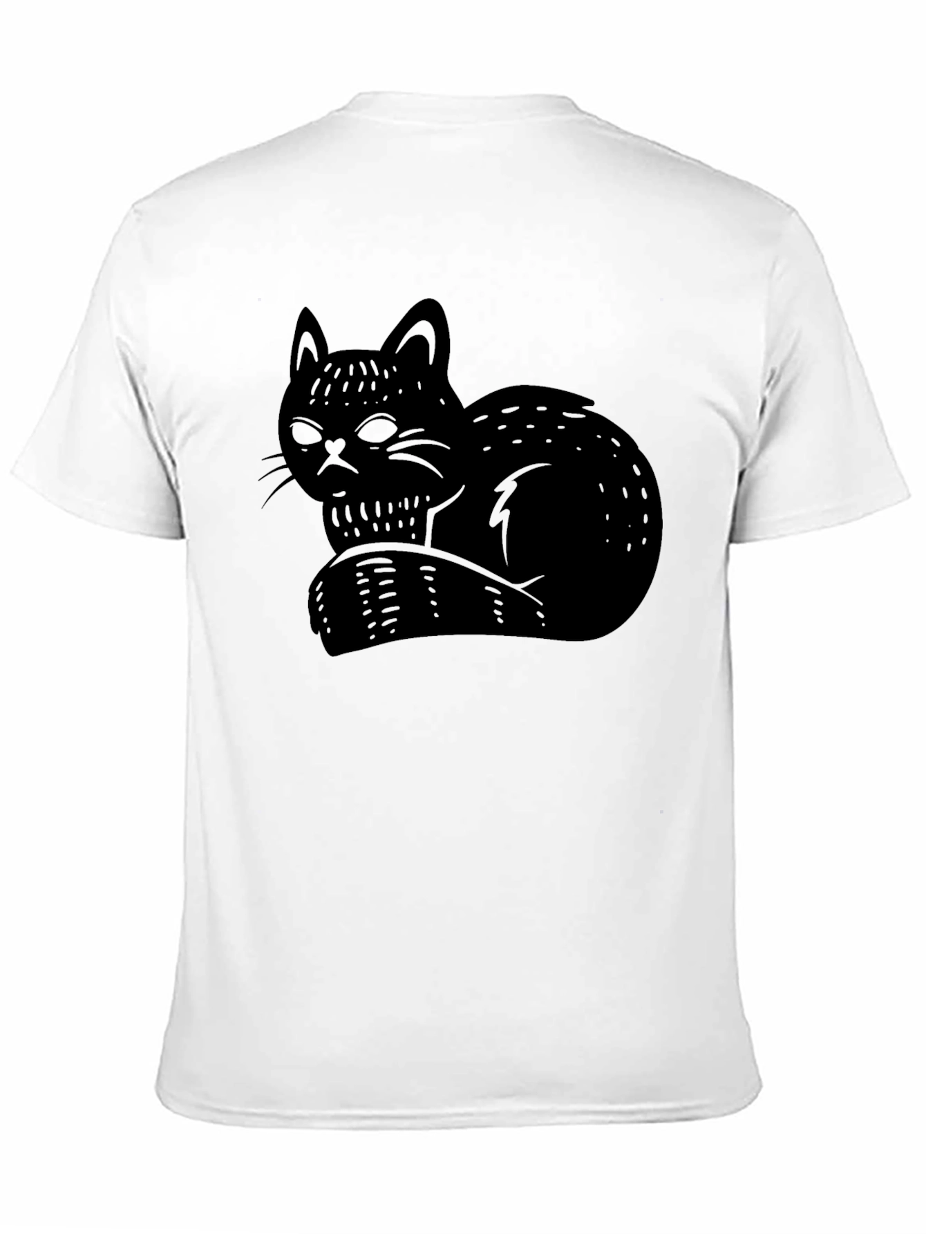 Black Black Cat Graphic Tee - Stylish Comfort view 11