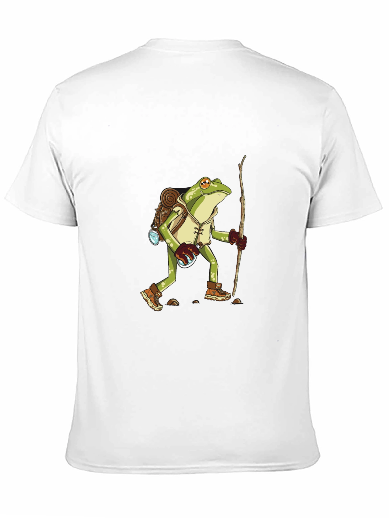 Black Frog Hiker T-Shirt - Nature Adventure Tee view 11