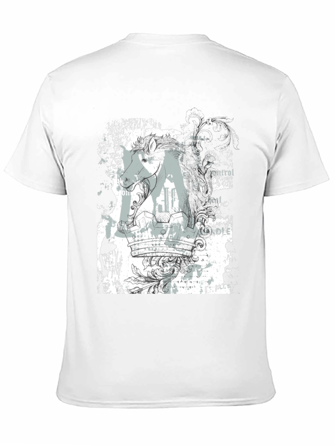 Black Abstract Graphic Print Black T-Shirt view 11