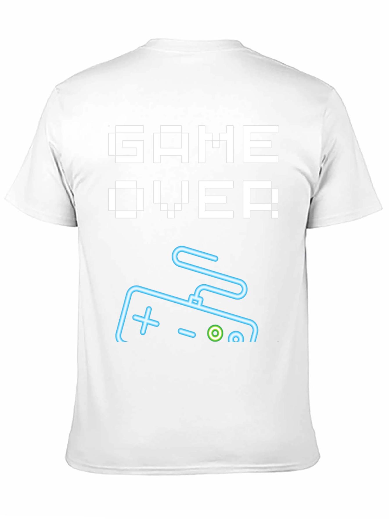 Black Game Over Controller Graphic Tee - Retro Gamer Style view 11