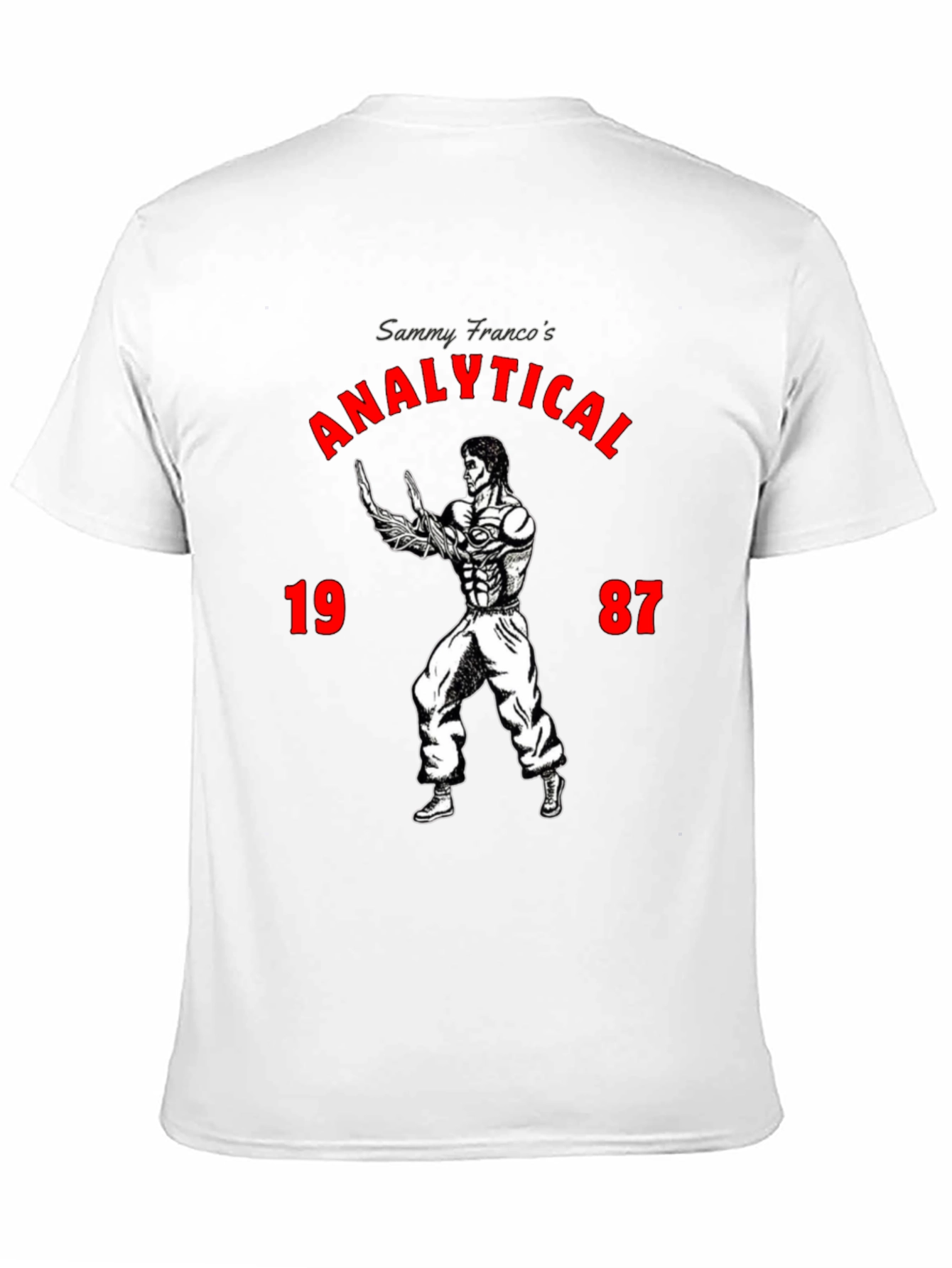 Black Analytical 1987 Sammy Franco Graphic T-Shirt view 11