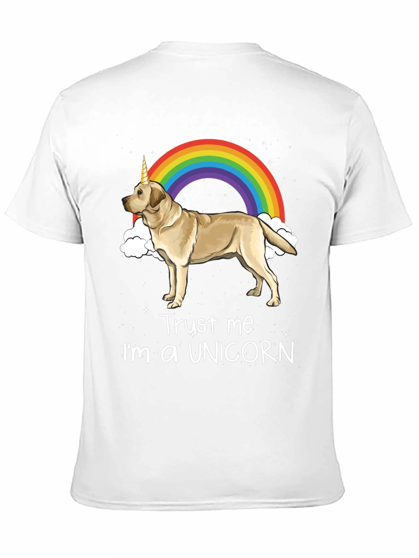Black Unicorn Dog T-Shirt - Trust Me, I'm a Unicorn! view 11