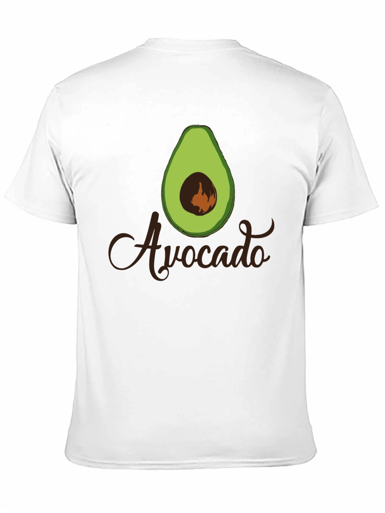 Black Avocado Graphic Black T-Shirt view 11