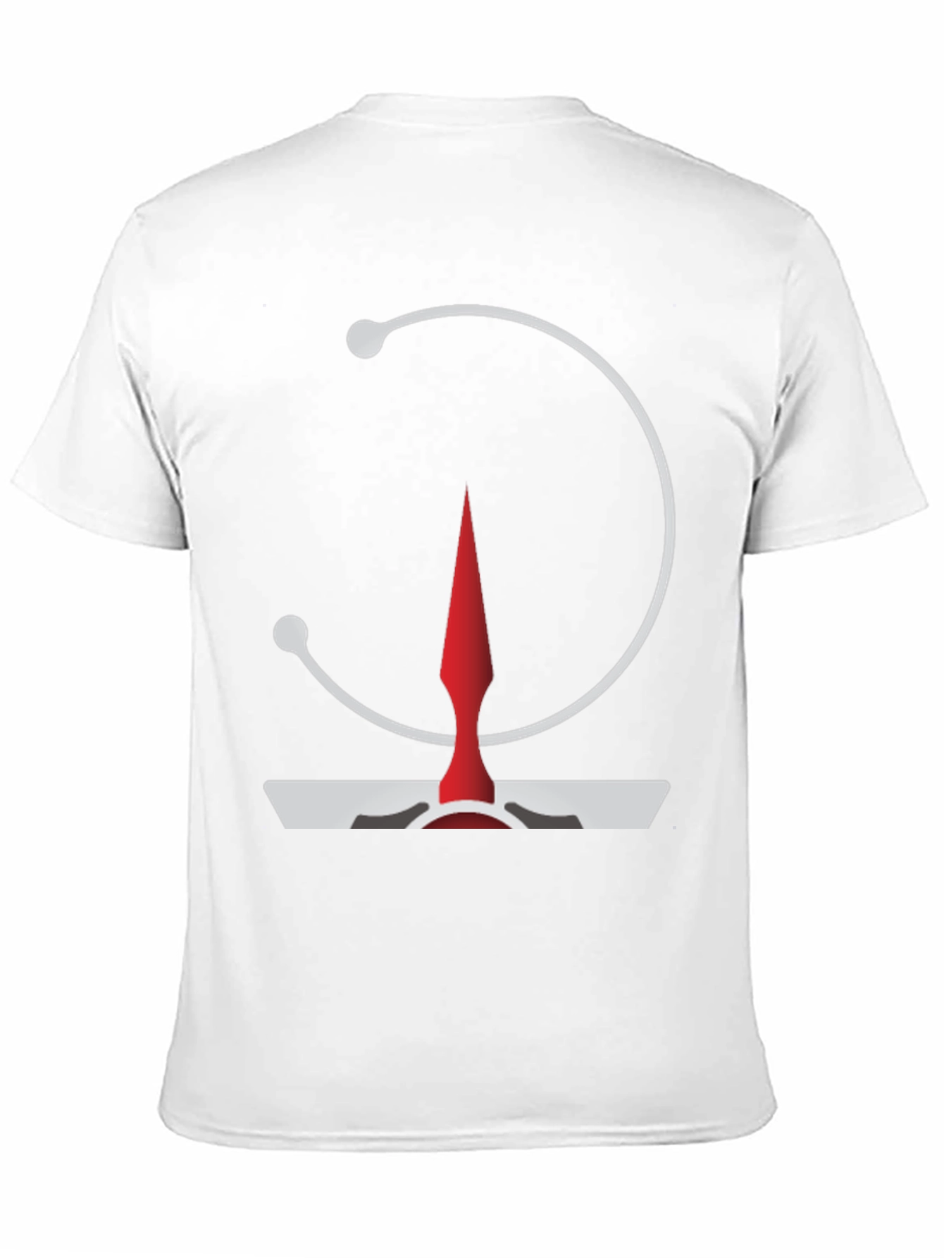 Black Abstract Graphic Tee - Modern Art T-Shirt view 11