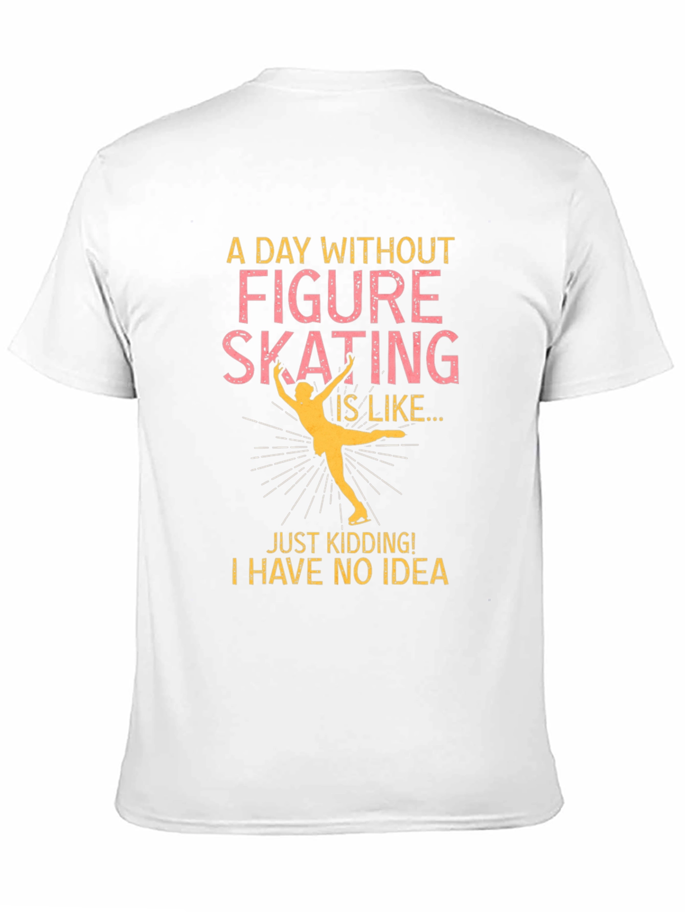 Black Figure Skating Humor T-Shirt view 11