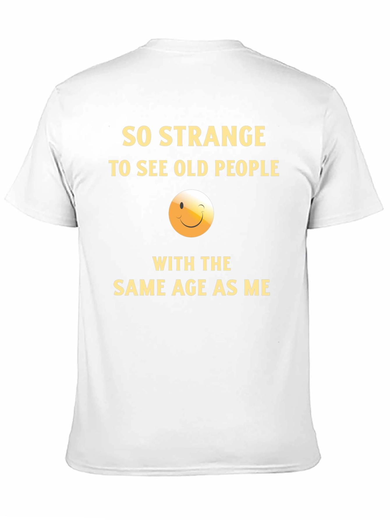 Black Funny "Same Age as Me" Graphic T-Shirt view 11