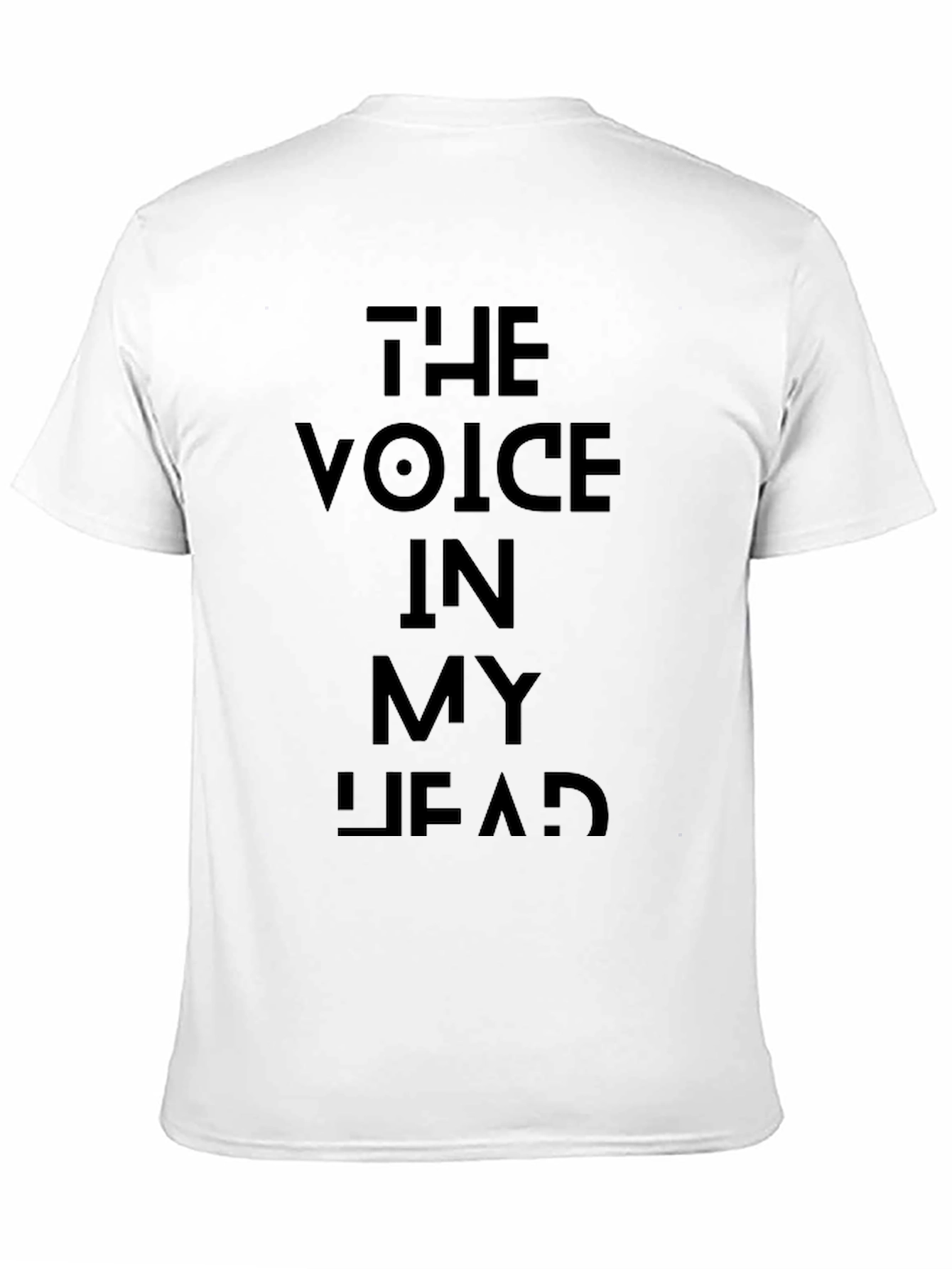 Black The Voice in My Head Graphic Tee - Black T-Shirt view 11