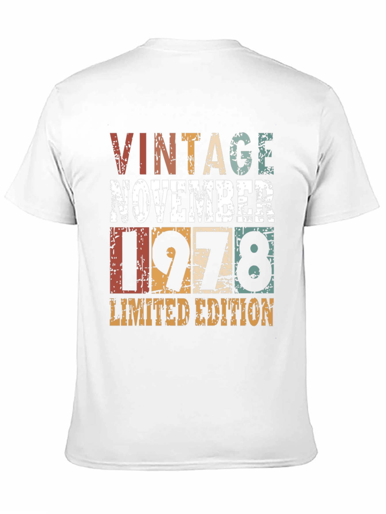 Black Vintage November 1978 Limited Edition T-Shirt view 11