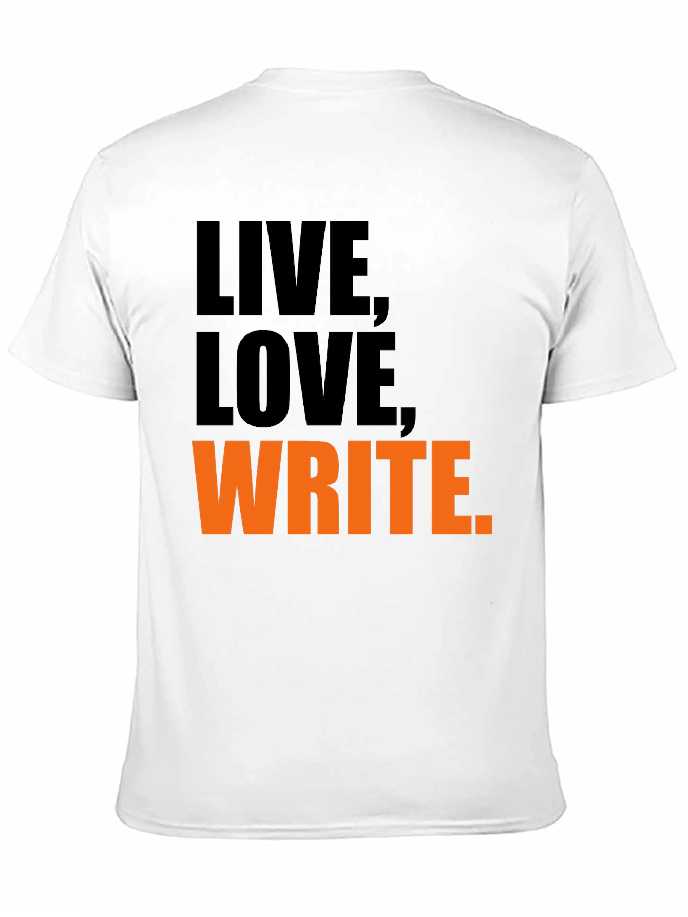 Black Live, Love, Write Graphic Tee view 11