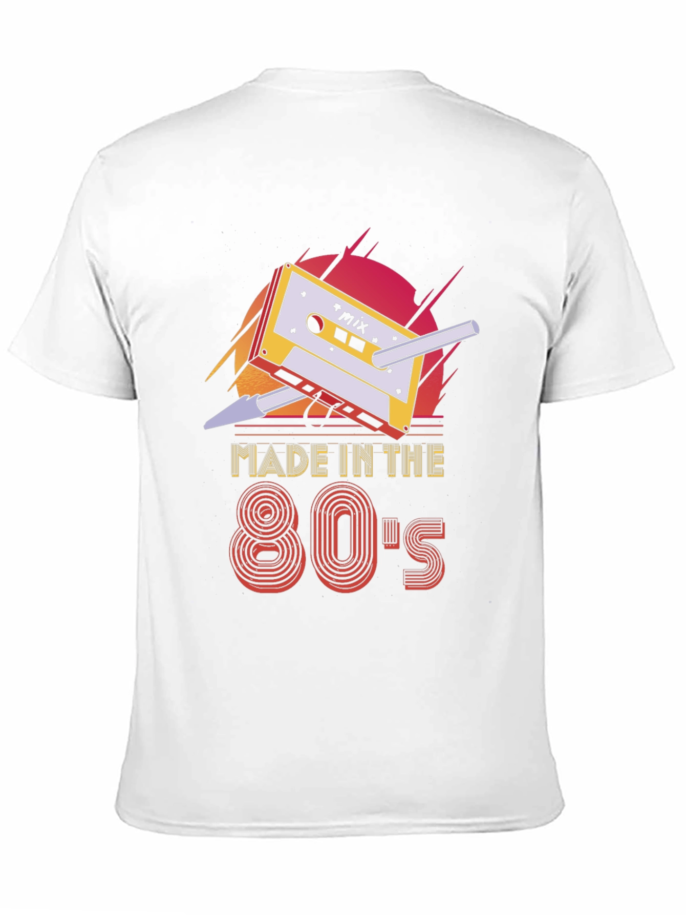 Black Retro 80's Mixtape T-Shirt - Vintage Style view 11