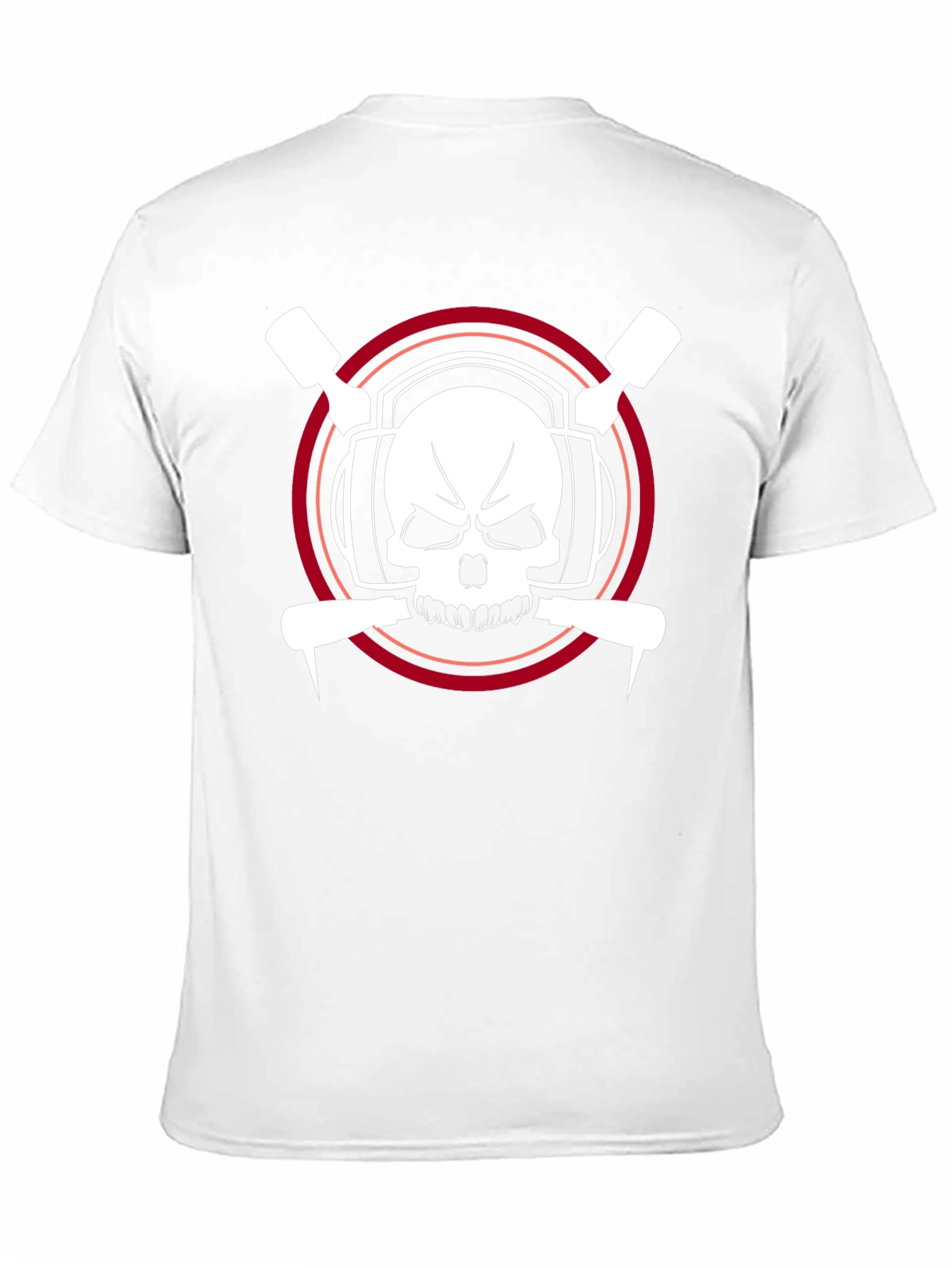 Black Skull & Tools Graphic Print T-Shirt view 11