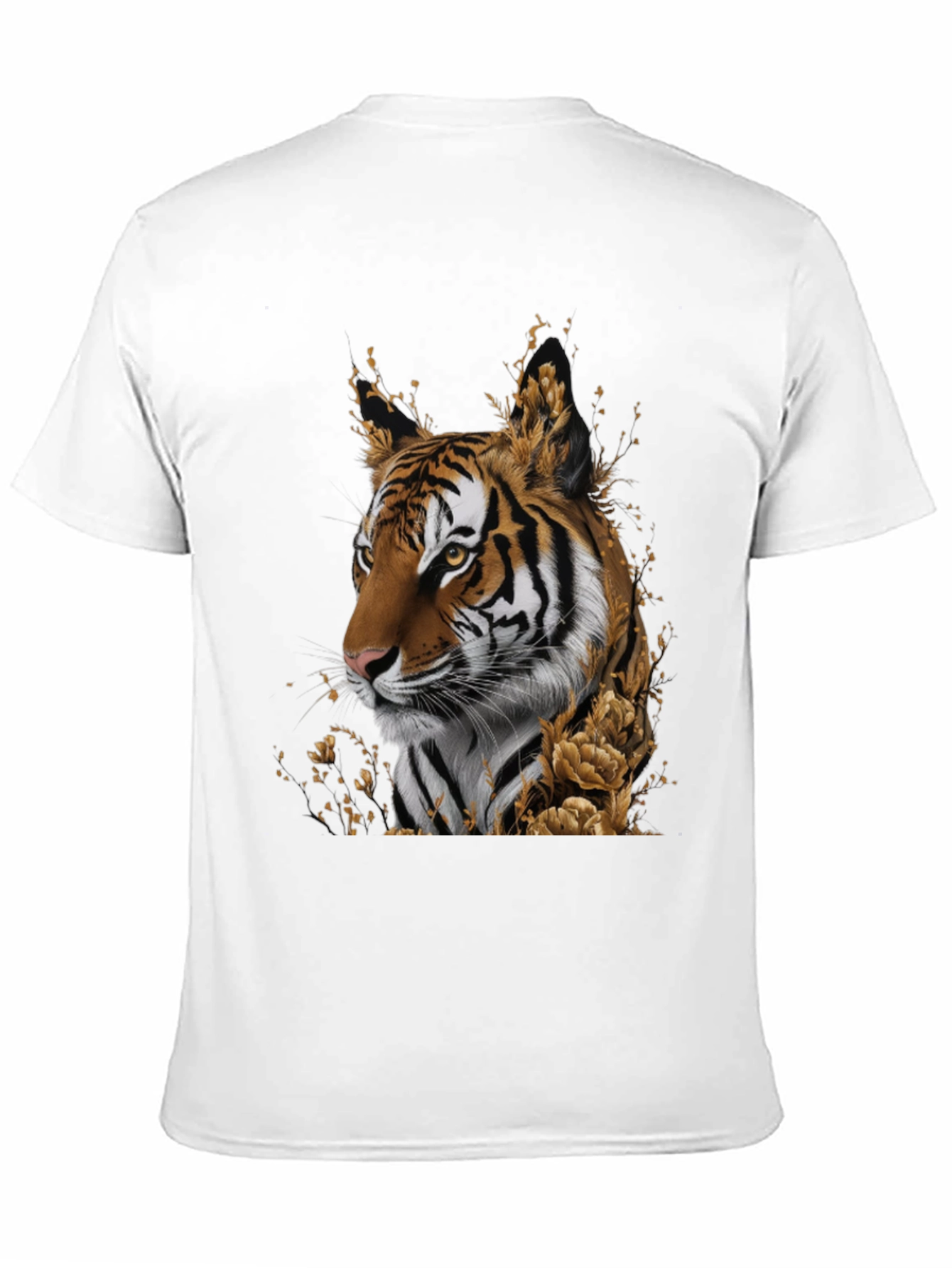 Black Tiger Graphic Black T-Shirt view 11