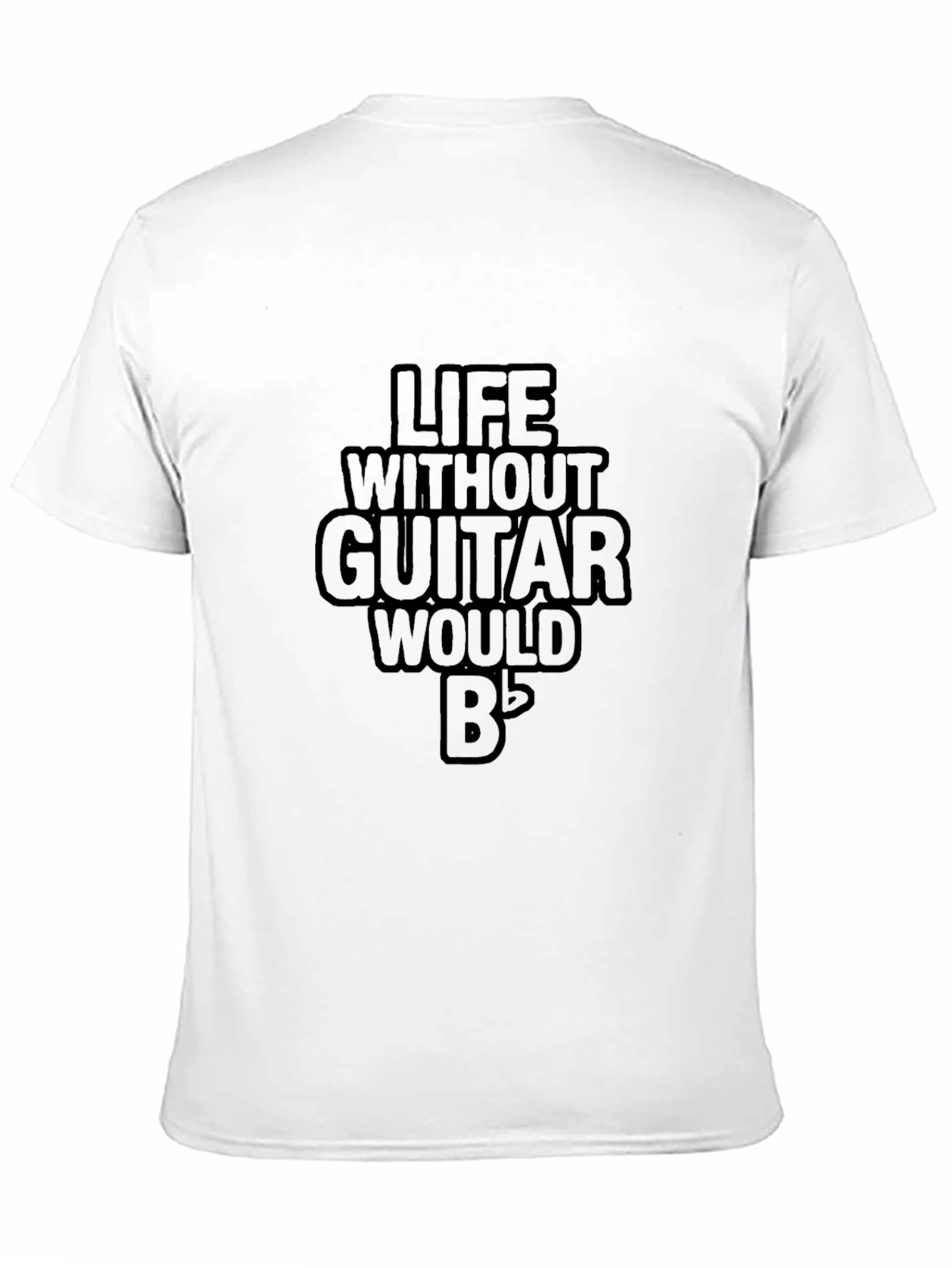 Black Life Without Guitar T-Shirt view 11