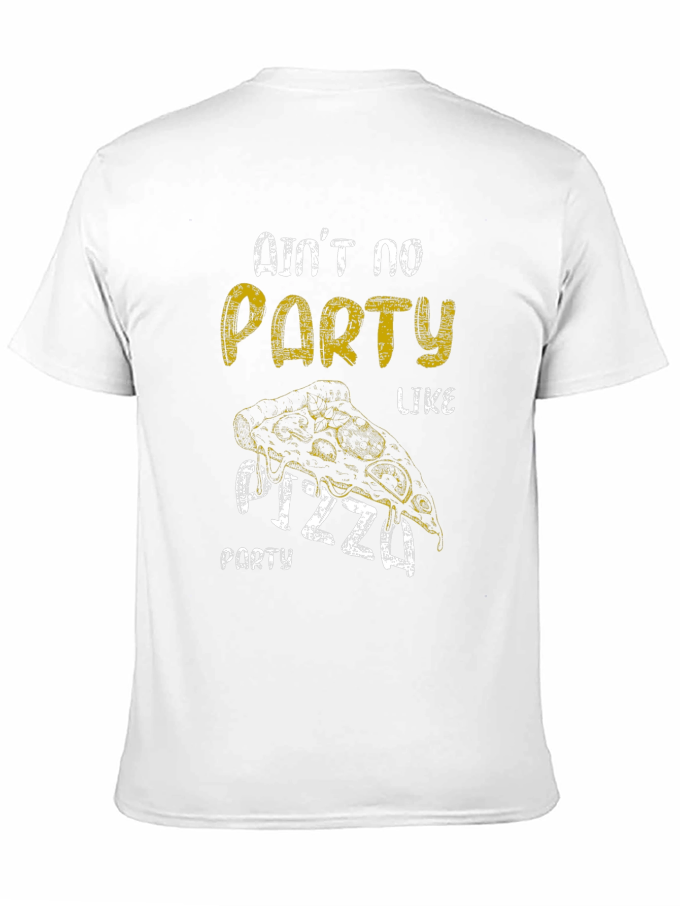 Black Pizza Party T-Shirt view 11