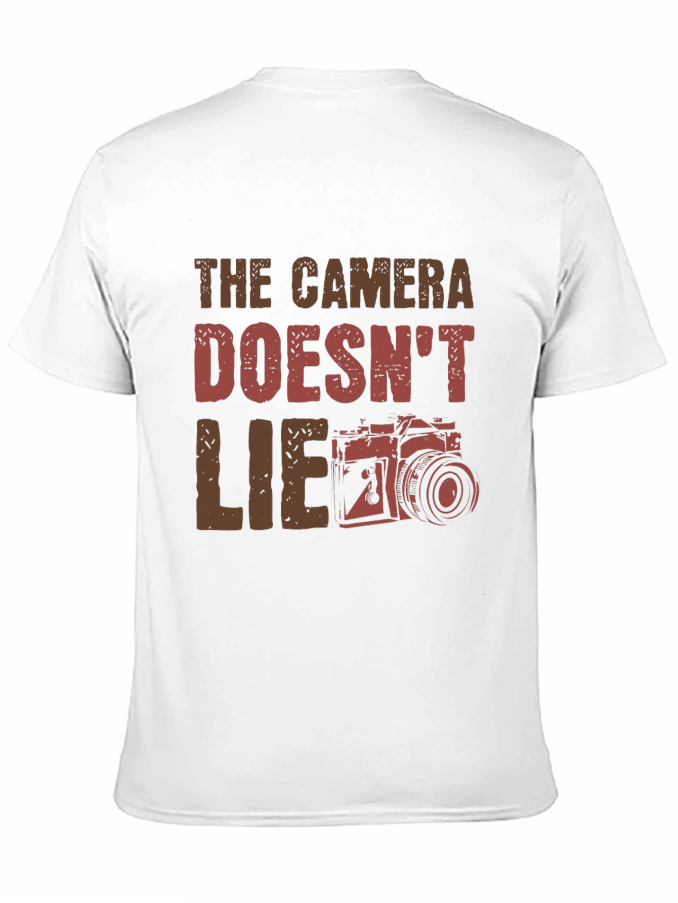 Black The Camera Doesn't Lie Graphic Tee - Black view 11